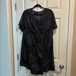 Torrid Black Babydoll High Low bby